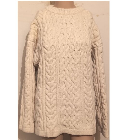 Doogan Wool and Silk Sweater Size Large - Picture 2 of 7